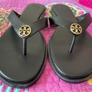 Tory Burch Benton thong flip flops - Black size 10